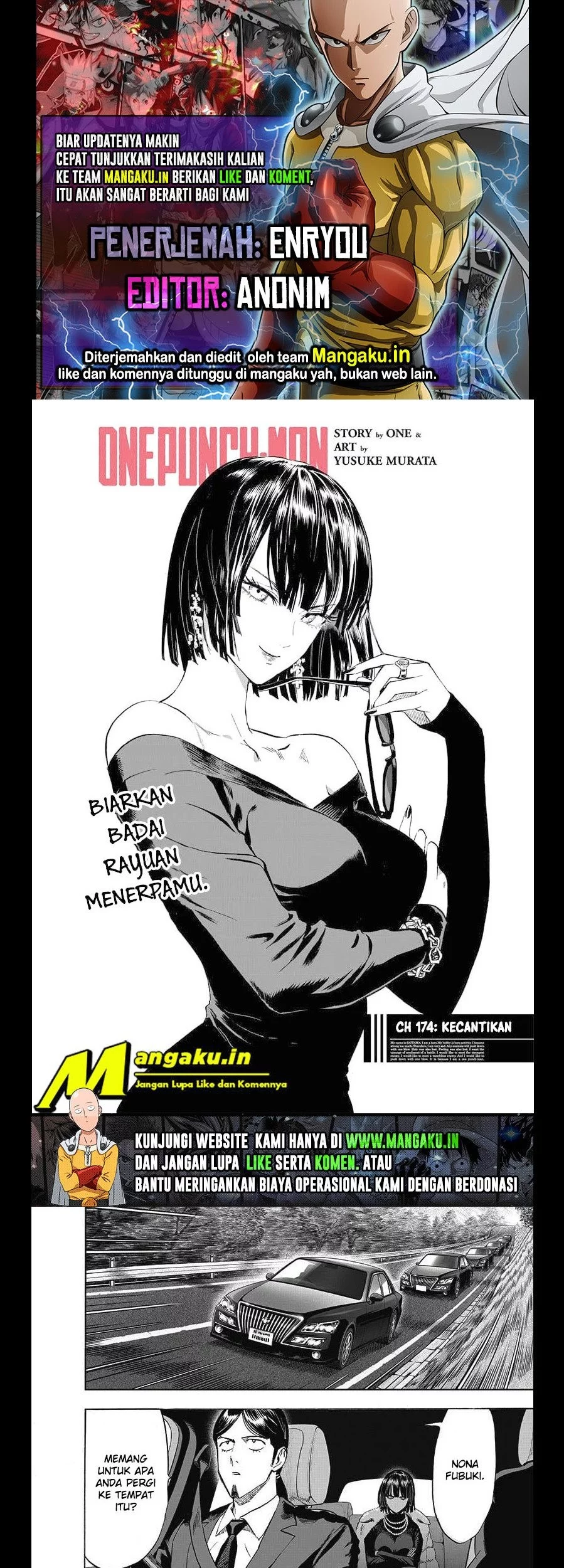 Baca Komik One Punch Man Chapter 222 Gambar 1