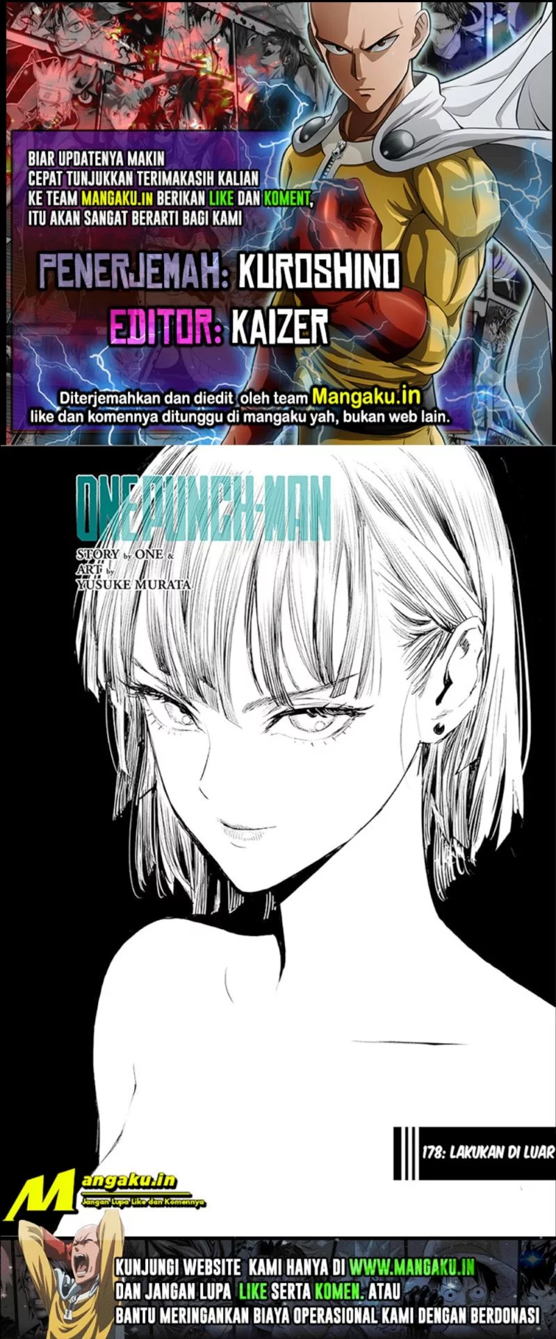 Baca Komik One Punch Man Chapter 226 Gambar 1