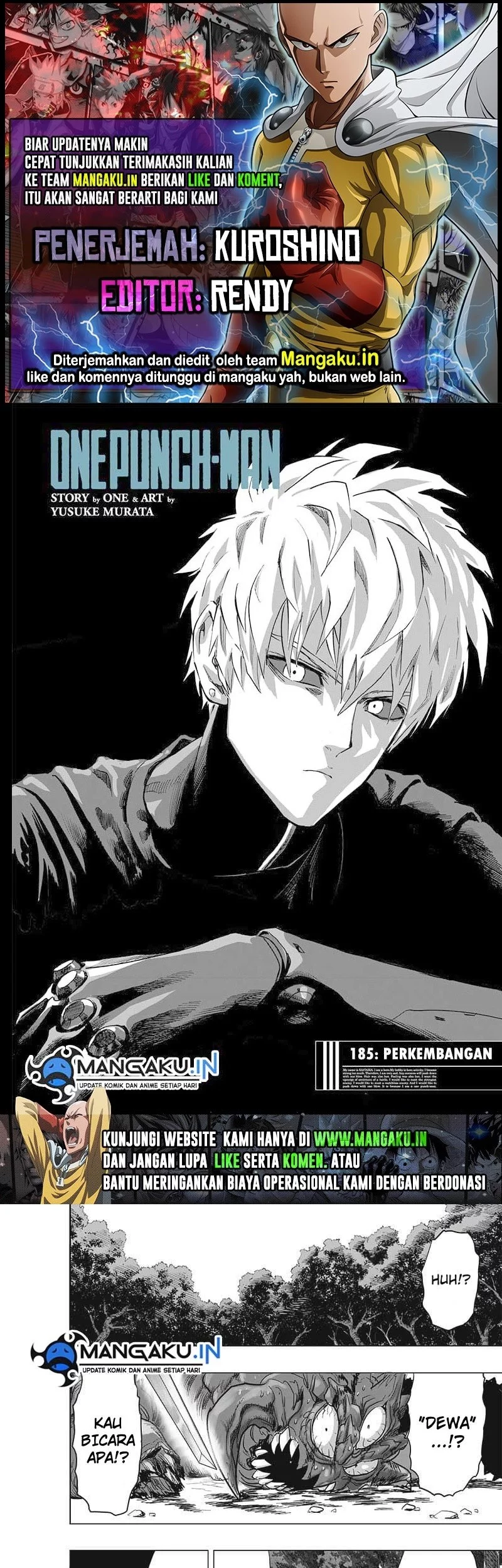 Baca Komik One Punch Man Chapter 233 Gambar 1