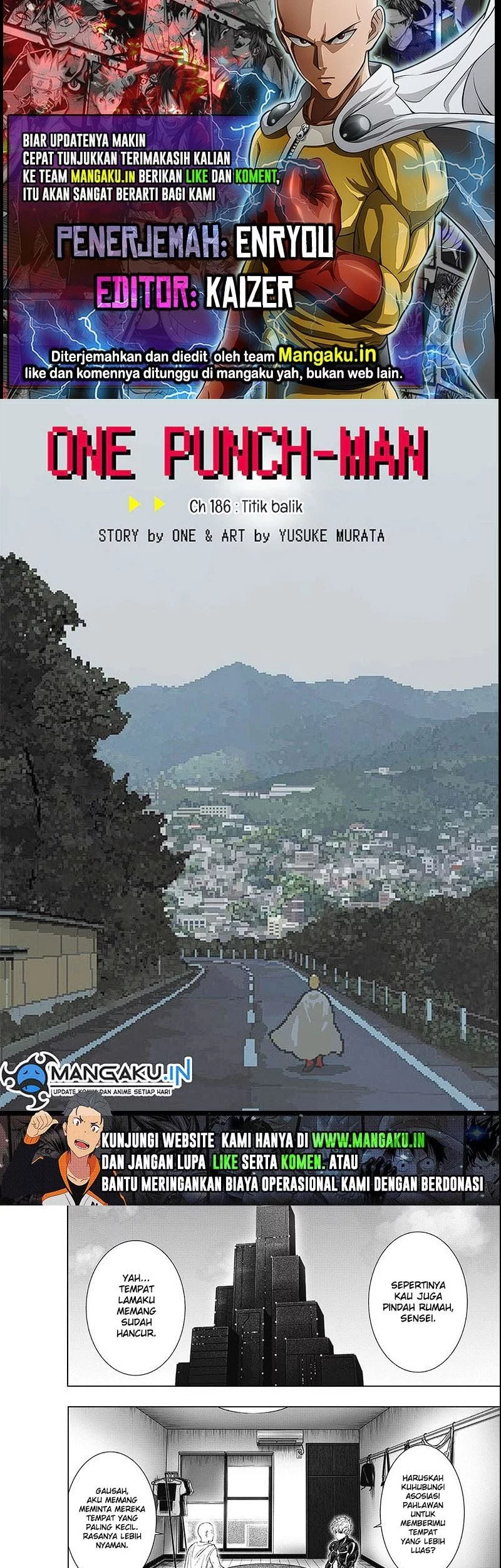 Baca Komik One Punch Man Chapter 234 Gambar 1