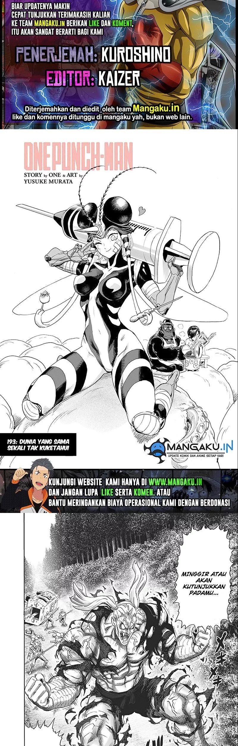 Baca Komik One Punch Man Chapter 241 Gambar 1