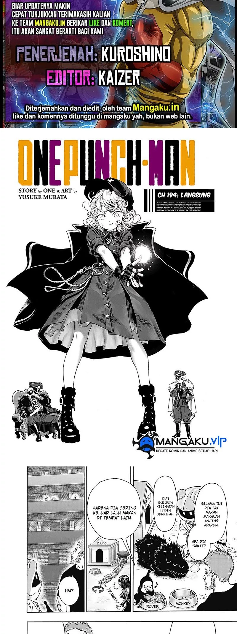 Baca Komik One Punch Man Chapter 242 Gambar 1