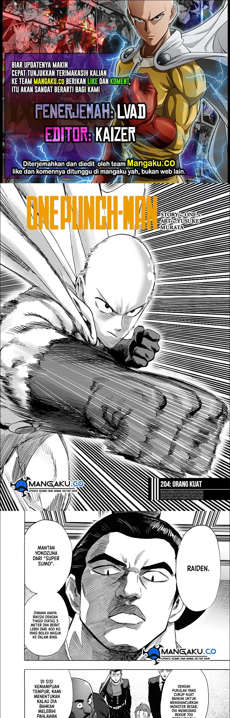 Baca Komik One Punch Man Chapter 254 Gambar 1