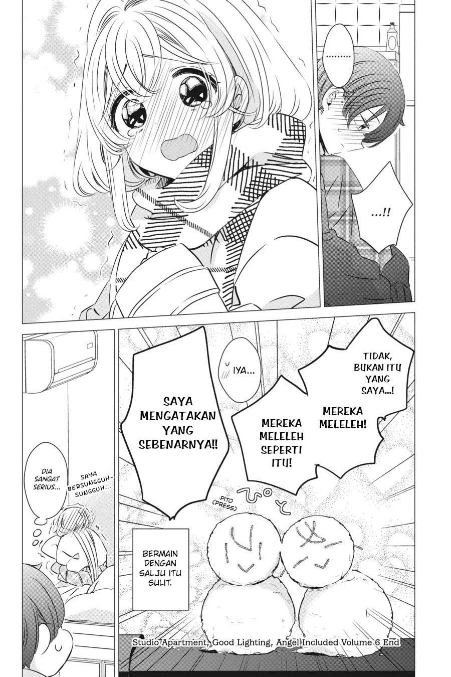 One Room, Hiatari Futsuu, Tenshi-tsuki Chapter 34.5 Gambar 17