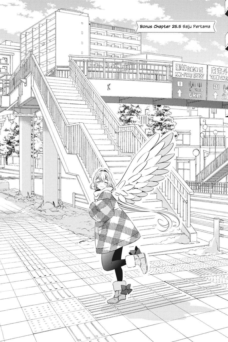 One Room, Hiatari Futsuu, Tenshi-tsuki Chapter 34.5 Gambar 3