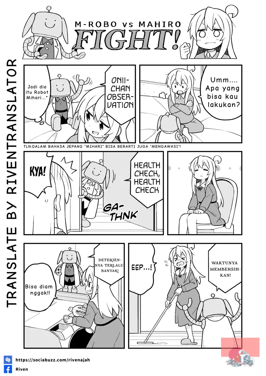 Onii-chan wa Oshimai Chapter 102 Gambar 9