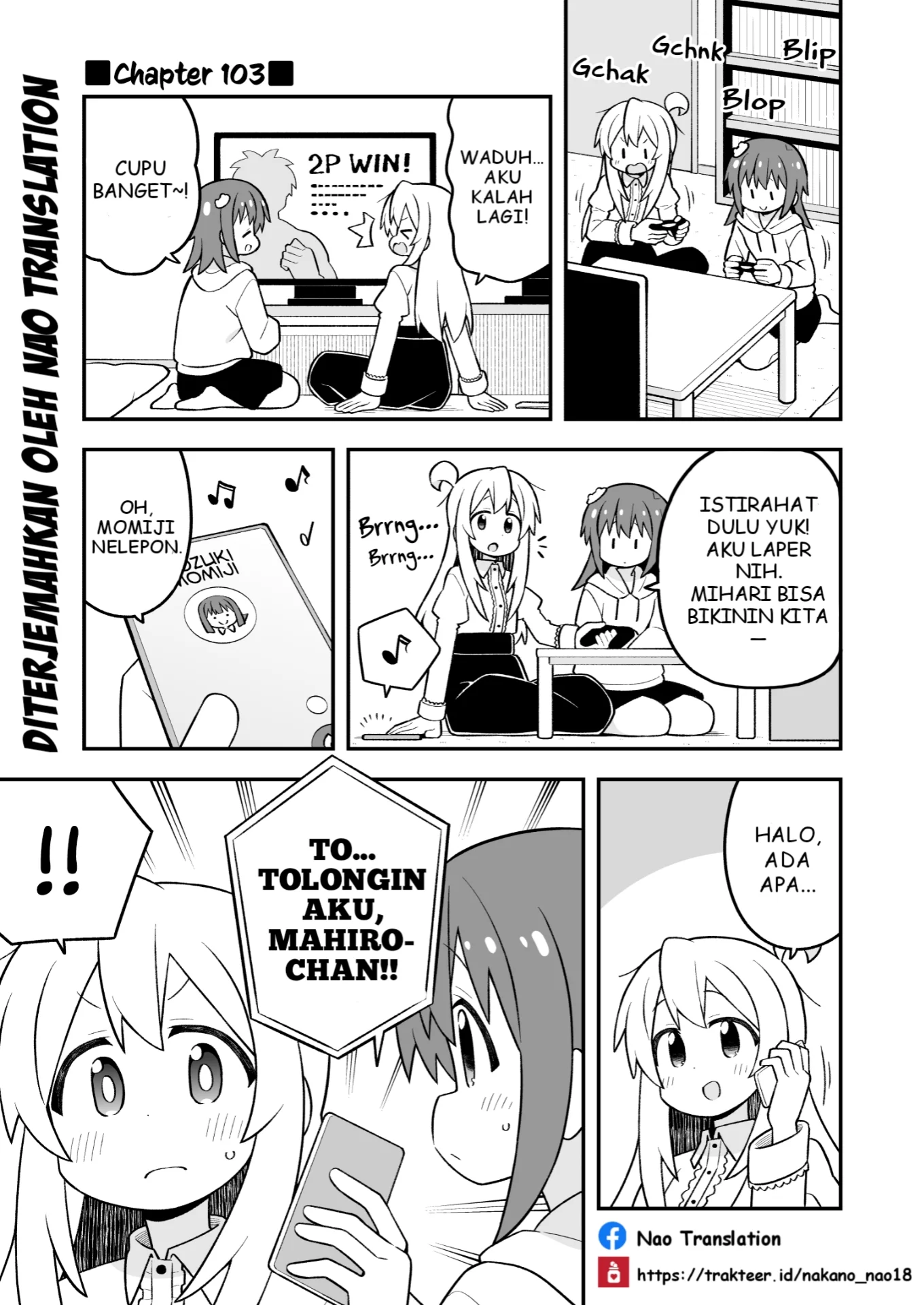 Baca Komik Onii-chan wa Oshimai Chapter 103 Gambar 1