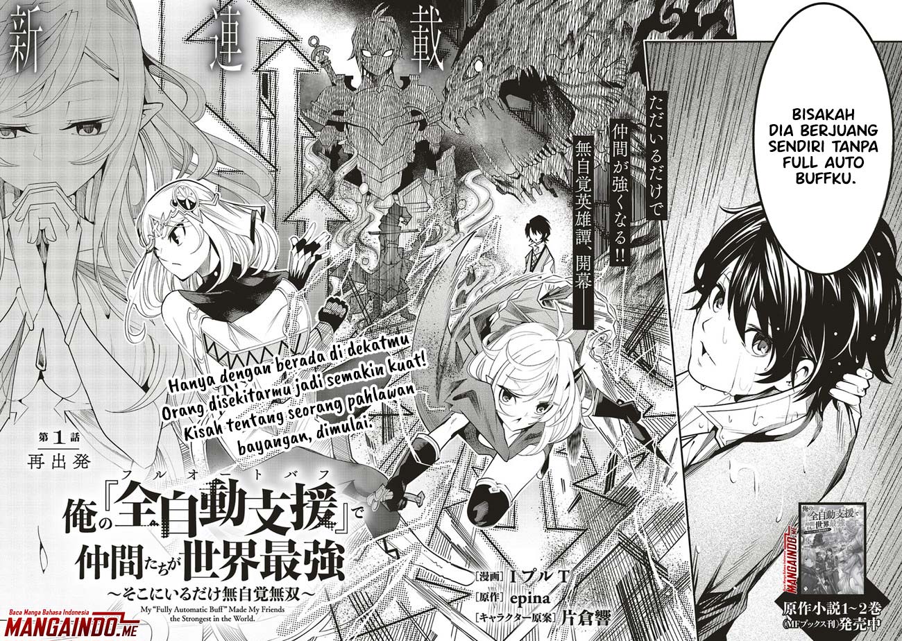 Ore no “Full Auto Buff” de Nakamatachi ga Sekai Saikyou – Soko ni Iru Dake Mujikaku Musou Chapter 1.1 Gambar 4