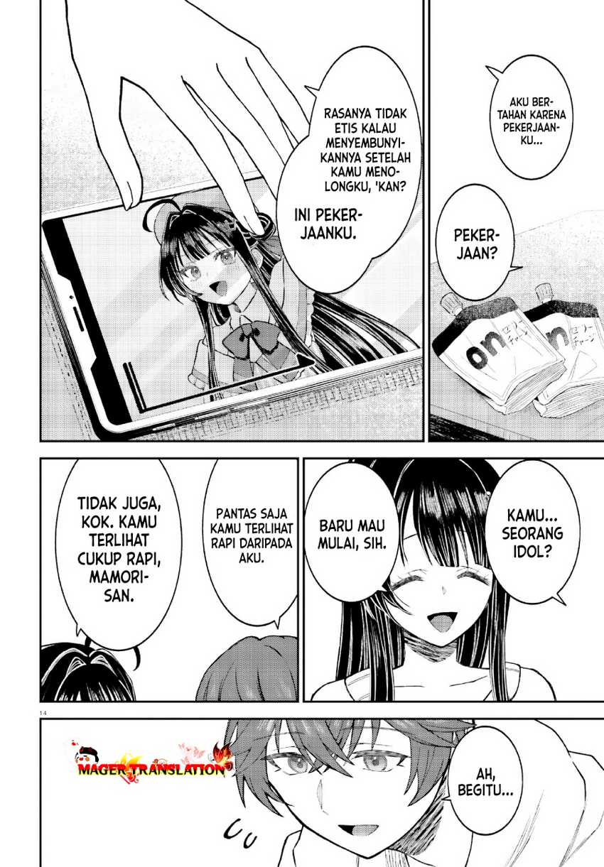 Ore no Haitoku Meshi o Onedari Sezu ni Irarenai, Otonari no Top Idol-sama Chapter 1.2 Gambar 3