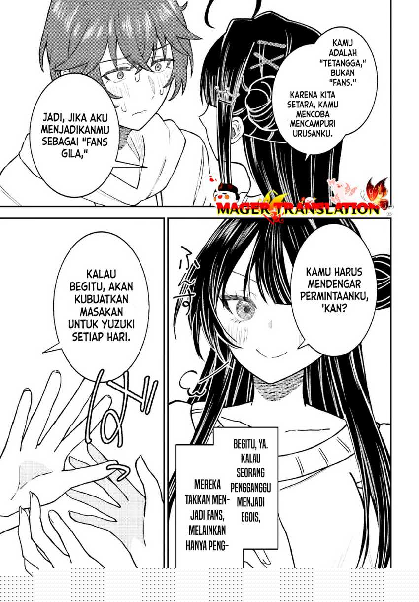 Ore no Haitoku Meshi o Onedari Sezu ni Irarenai, Otonari no Top Idol-sama Chapter 1.3 Gambar 11