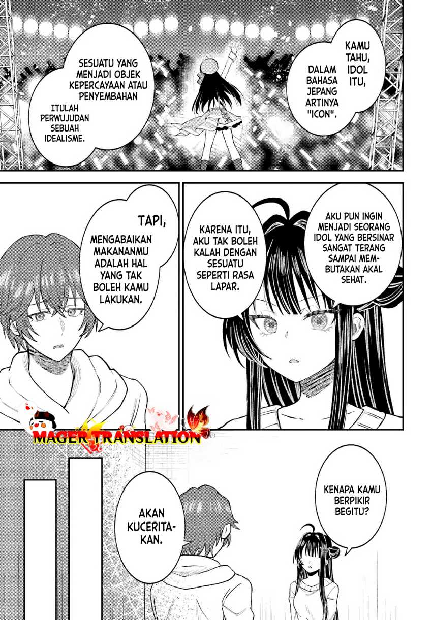 Ore no Haitoku Meshi o Onedari Sezu ni Irarenai, Otonari no Top Idol-sama Chapter 1.3 Gambar 7