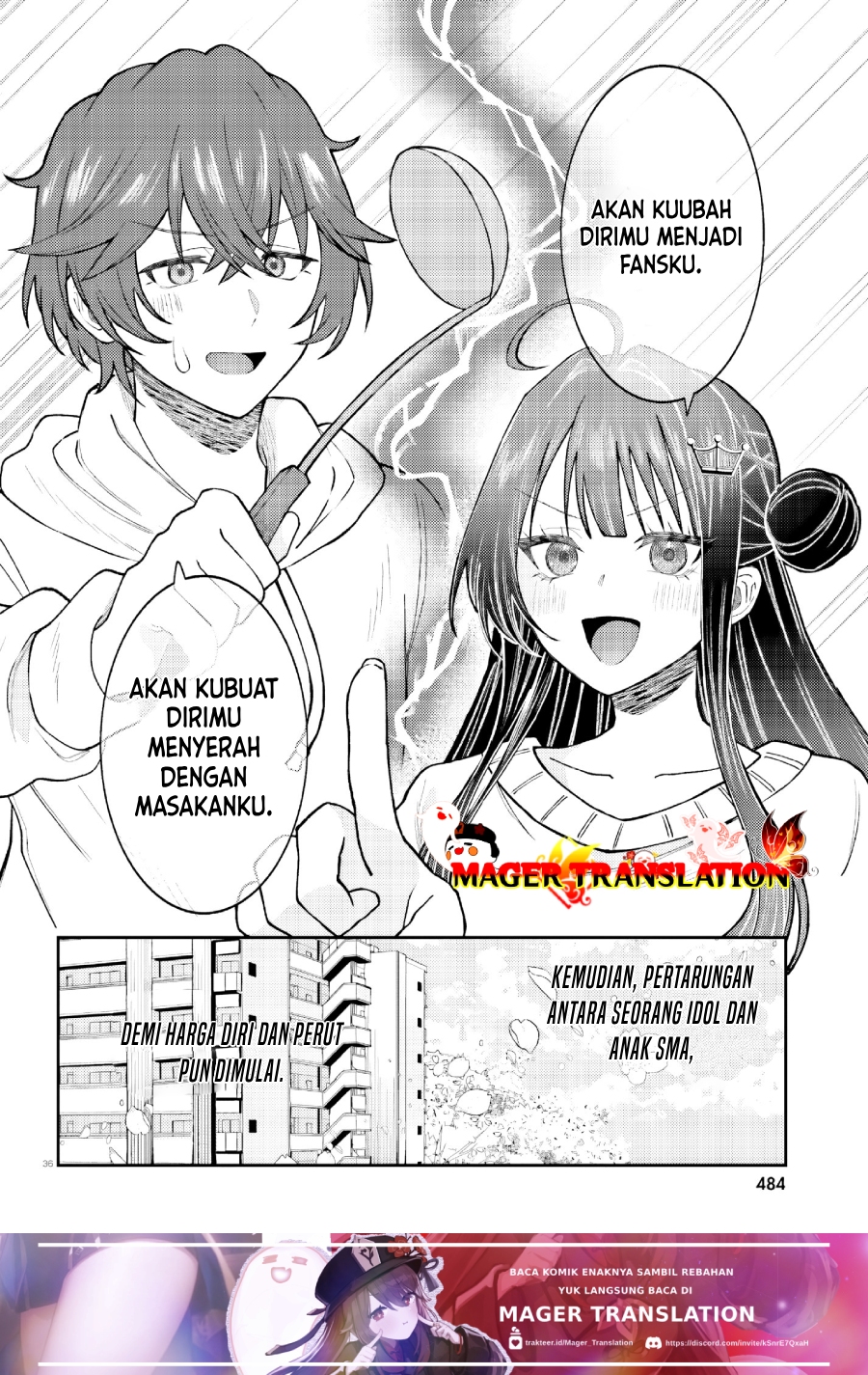 Ore no Haitoku Meshi o Onedari Sezu ni Irarenai, Otonari no Top Idol-sama Chapter 1 Gambar 35