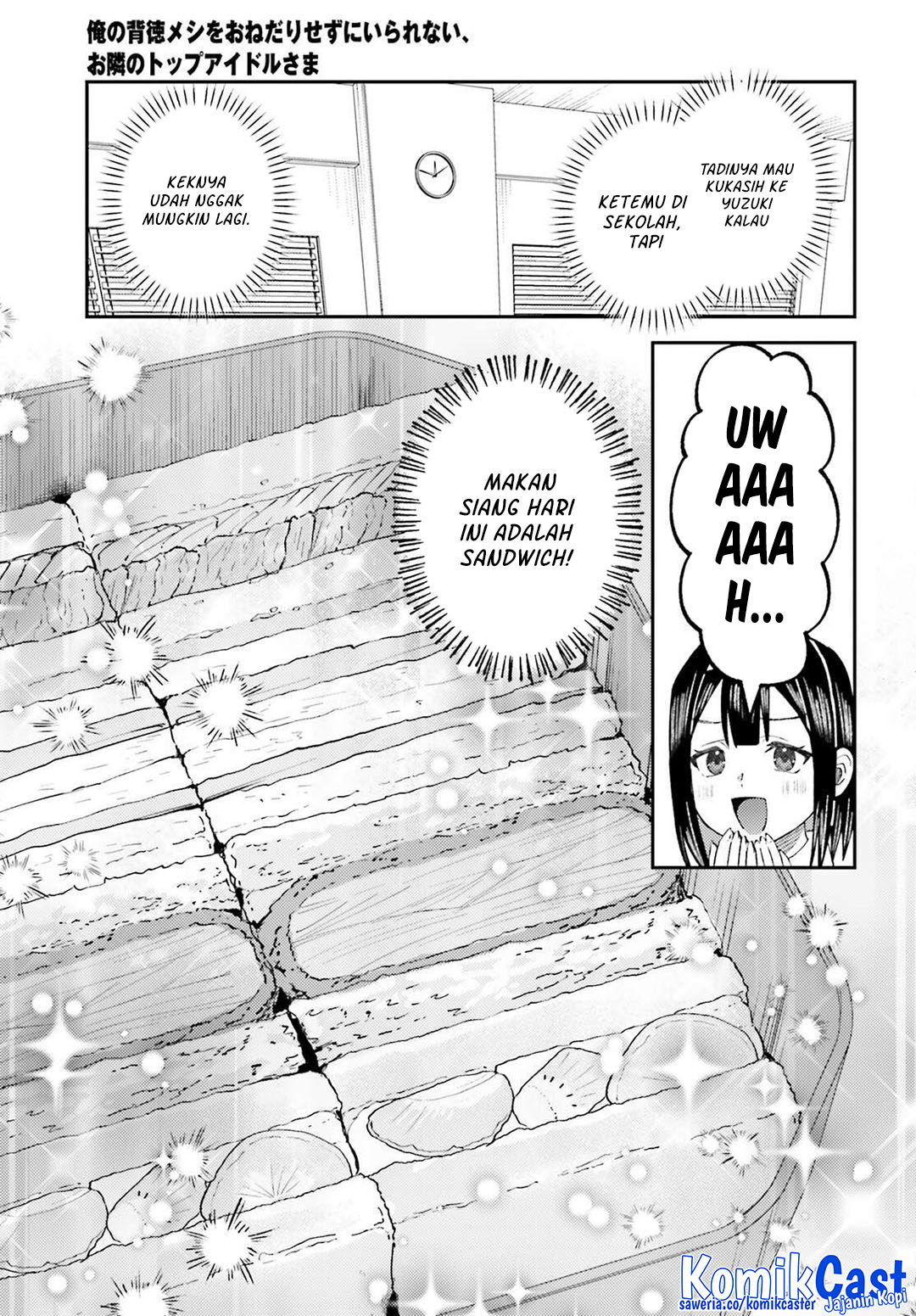 Ore no Haitoku Meshi o Onedari Sezu ni Irarenai, Otonari no Top Idol-sama Chapter 11 Gambar 18