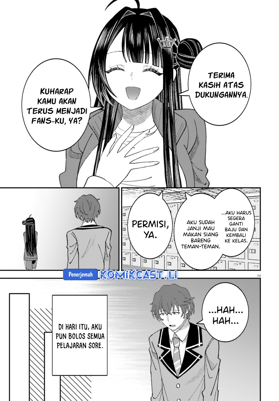 Ore no Haitoku Meshi o Onedari Sezu ni Irarenai, Otonari no Top Idol-sama Chapter 12 Gambar 9