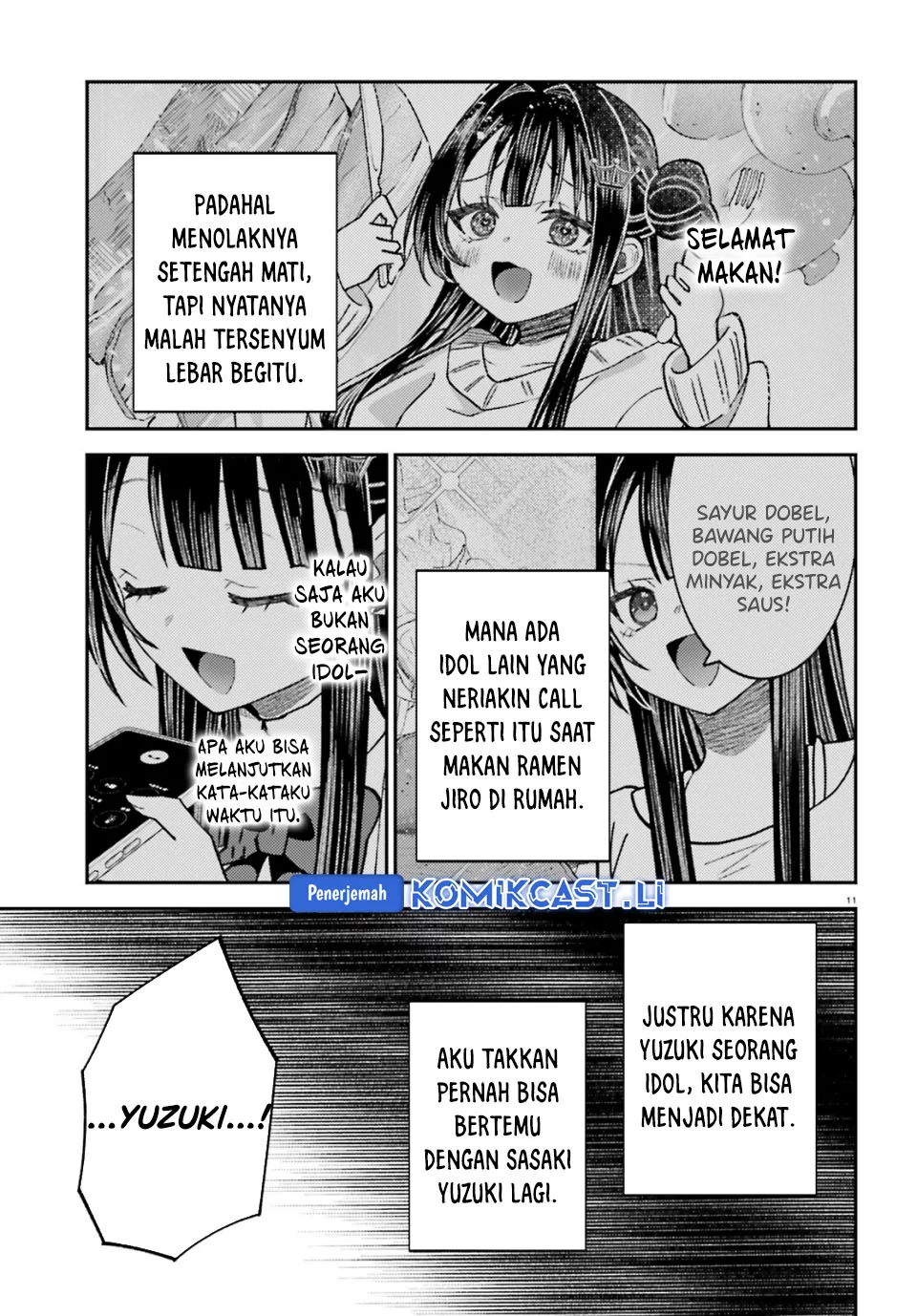 Ore no Haitoku Meshi o Onedari Sezu ni Irarenai, Otonari no Top Idol-sama Chapter 13 Gambar 11