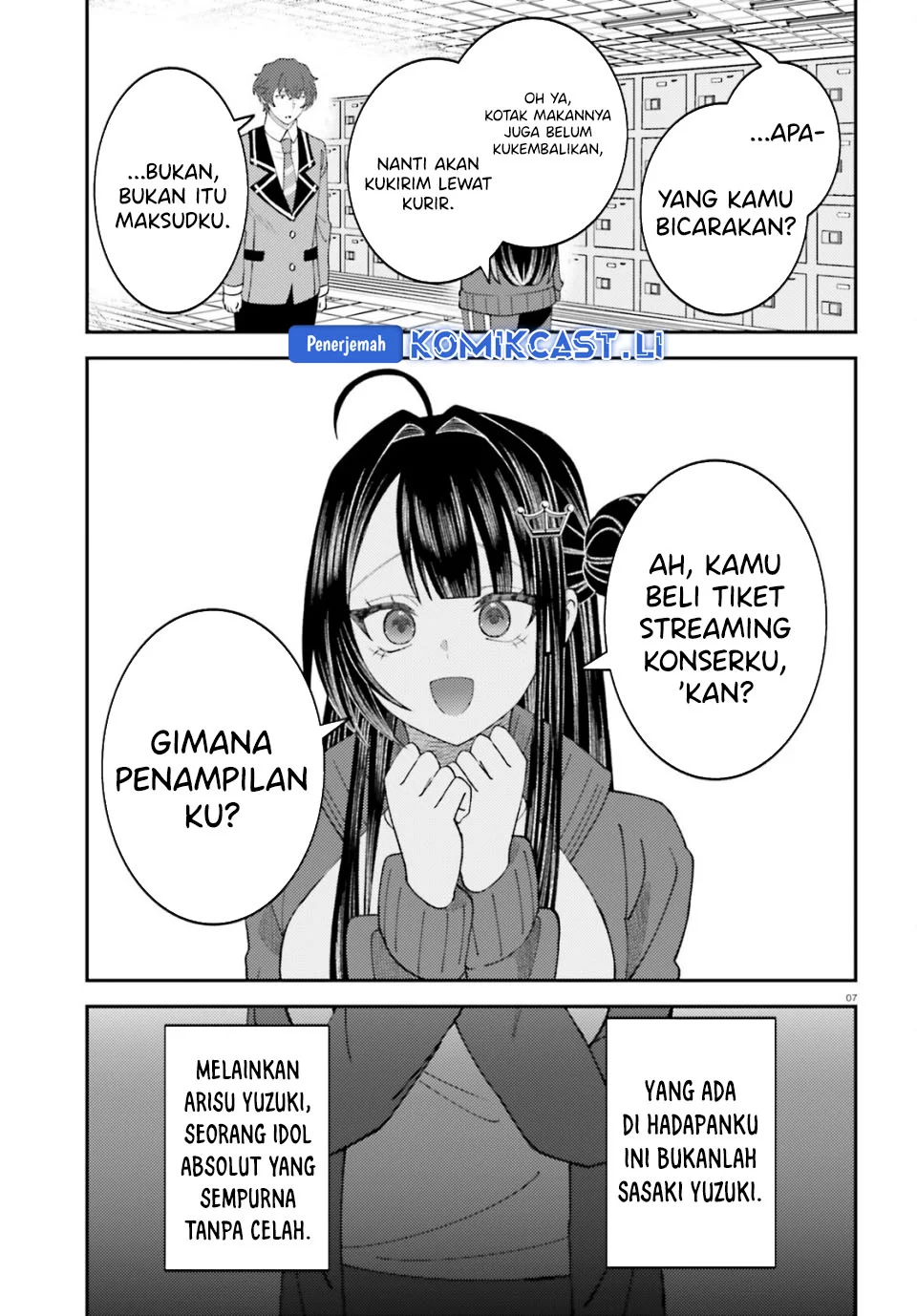 Ore no Haitoku Meshi o Onedari Sezu ni Irarenai, Otonari no Top Idol-sama Chapter 13 Gambar 7
