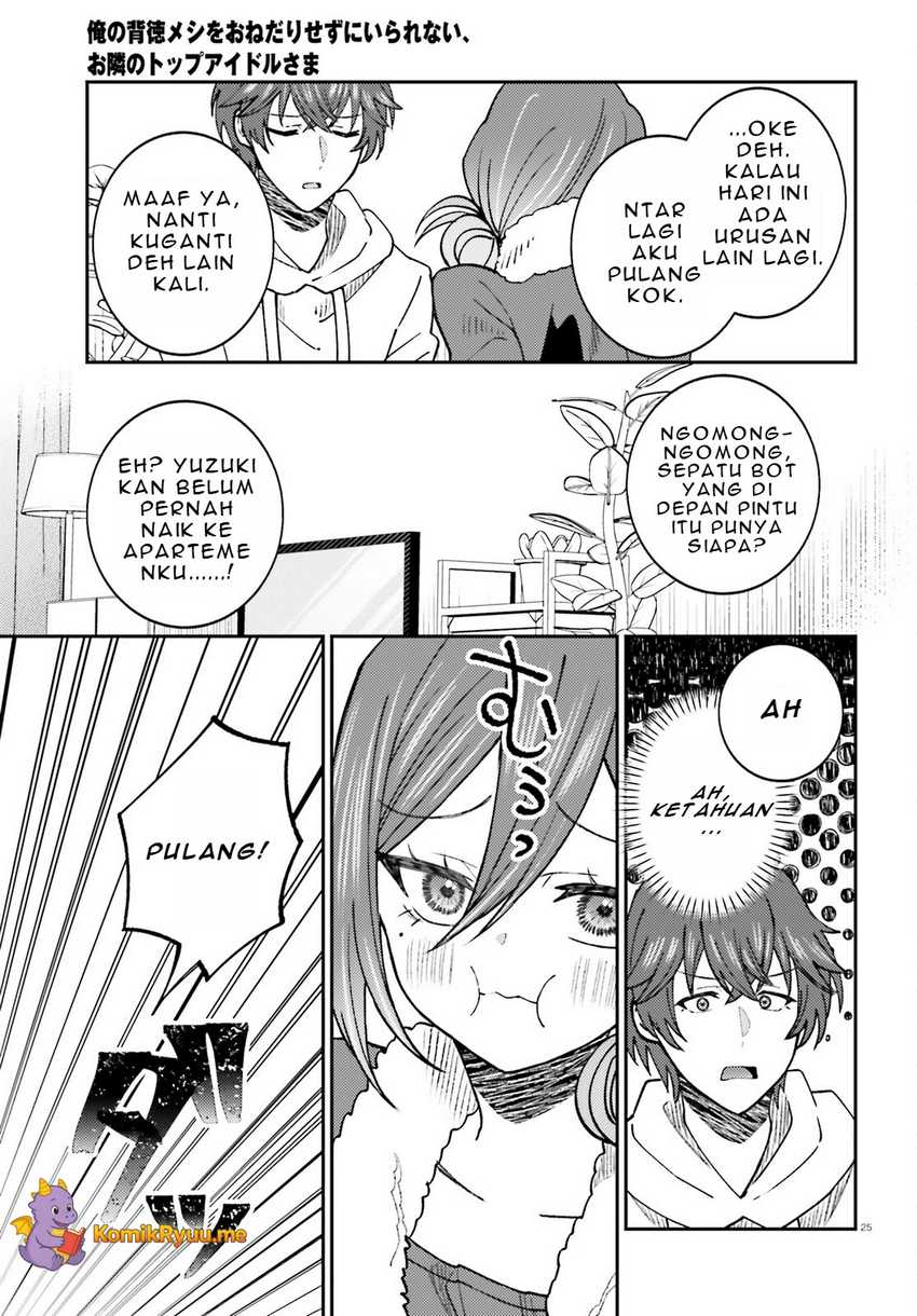 Ore no Haitoku Meshi o Onedari Sezu ni Irarenai, Otonari no Top Idol-sama Chapter 6 Gambar 26