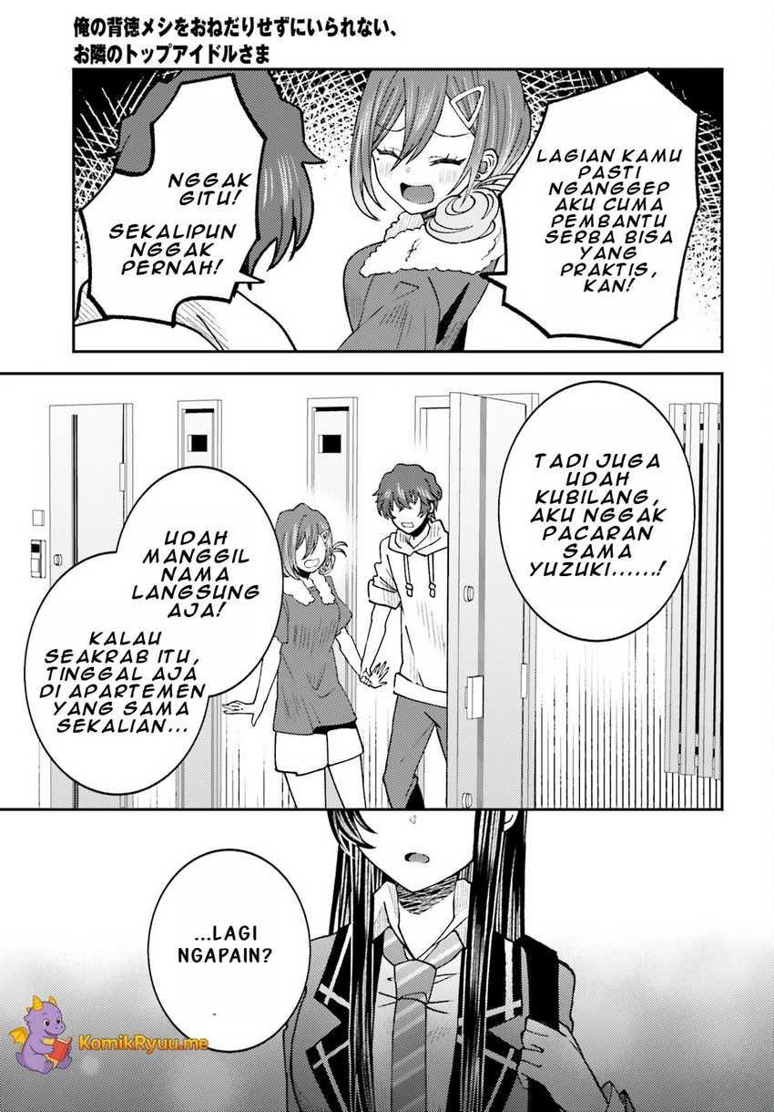 Ore no Haitoku Meshi o Onedari Sezu ni Irarenai, Otonari no Top Idol-sama Chapter 6 Gambar 28
