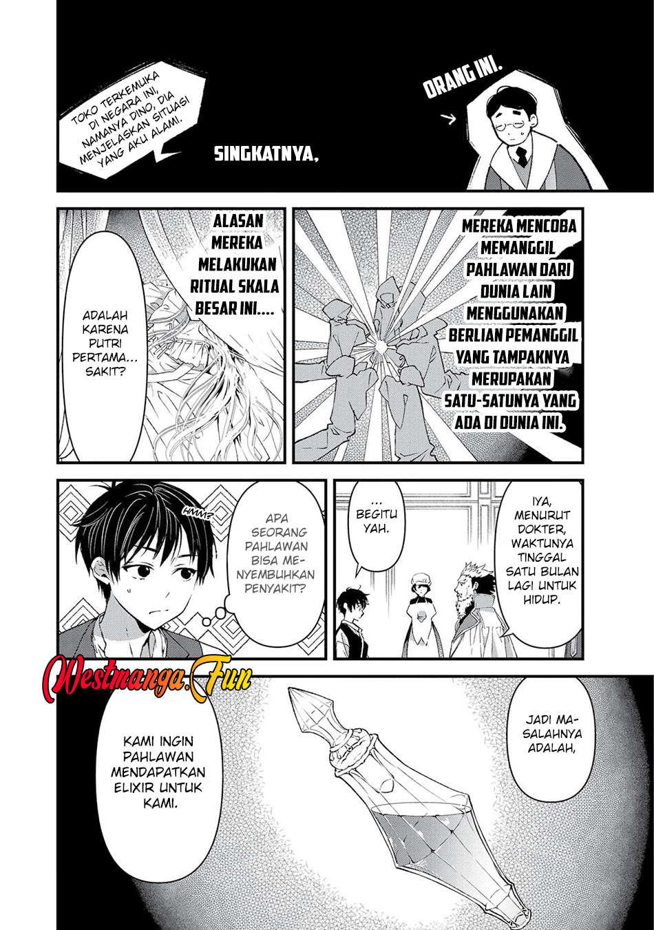 Ore, Yuusha janai desu kara. – VR Sekai no Chouten ni Kunrin Seshi Otoko. Tenseishi, Level 1 no Mushoku kara Restart suru Chapter 1 Gambar 25