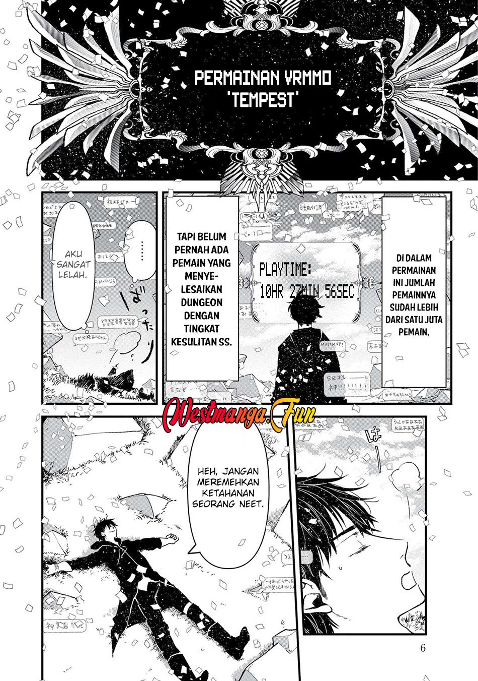 Ore, Yuusha janai desu kara. – VR Sekai no Chouten ni Kunrin Seshi Otoko. Tenseishi, Level 1 no Mushoku kara Restart suru Chapter 1 Gambar 8