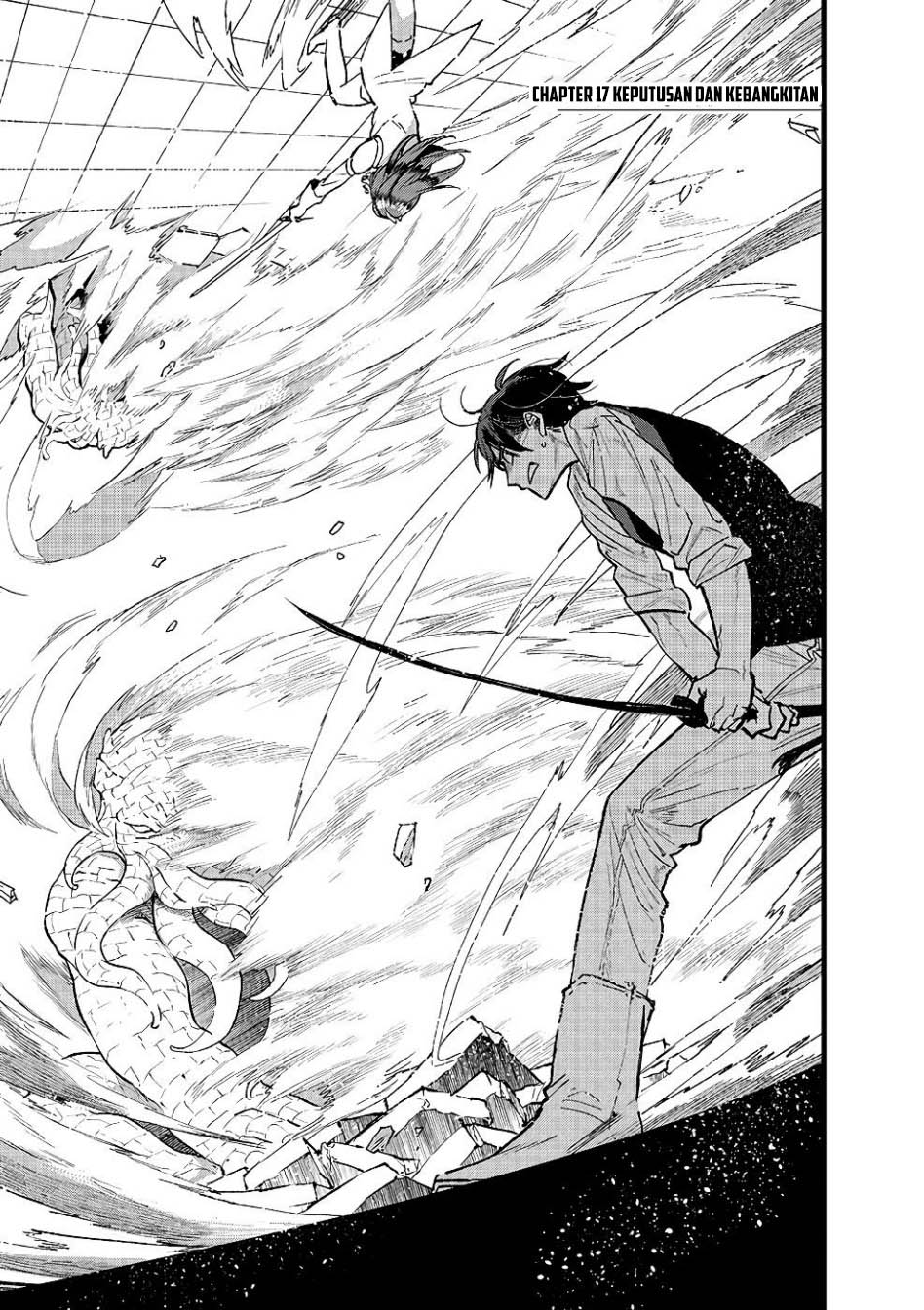 Baca Manga Ore, Yuusha janai desu kara. – VR Sekai no Chouten ni Kunrin Seshi Otoko. Tenseishi, Level 1 no Mushoku kara Restart suru Chapter 17 Gambar 2