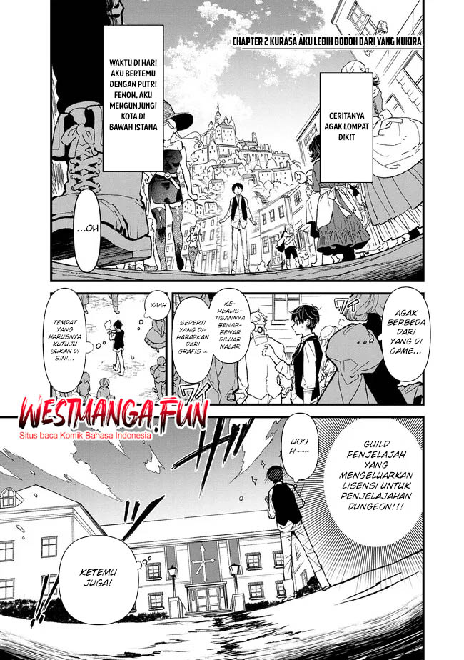 Baca Manga Ore, Yuusha janai desu kara. – VR Sekai no Chouten ni Kunrin Seshi Otoko. Tenseishi, Level 1 no Mushoku kara Restart suru Chapter 2 Gambar 2
