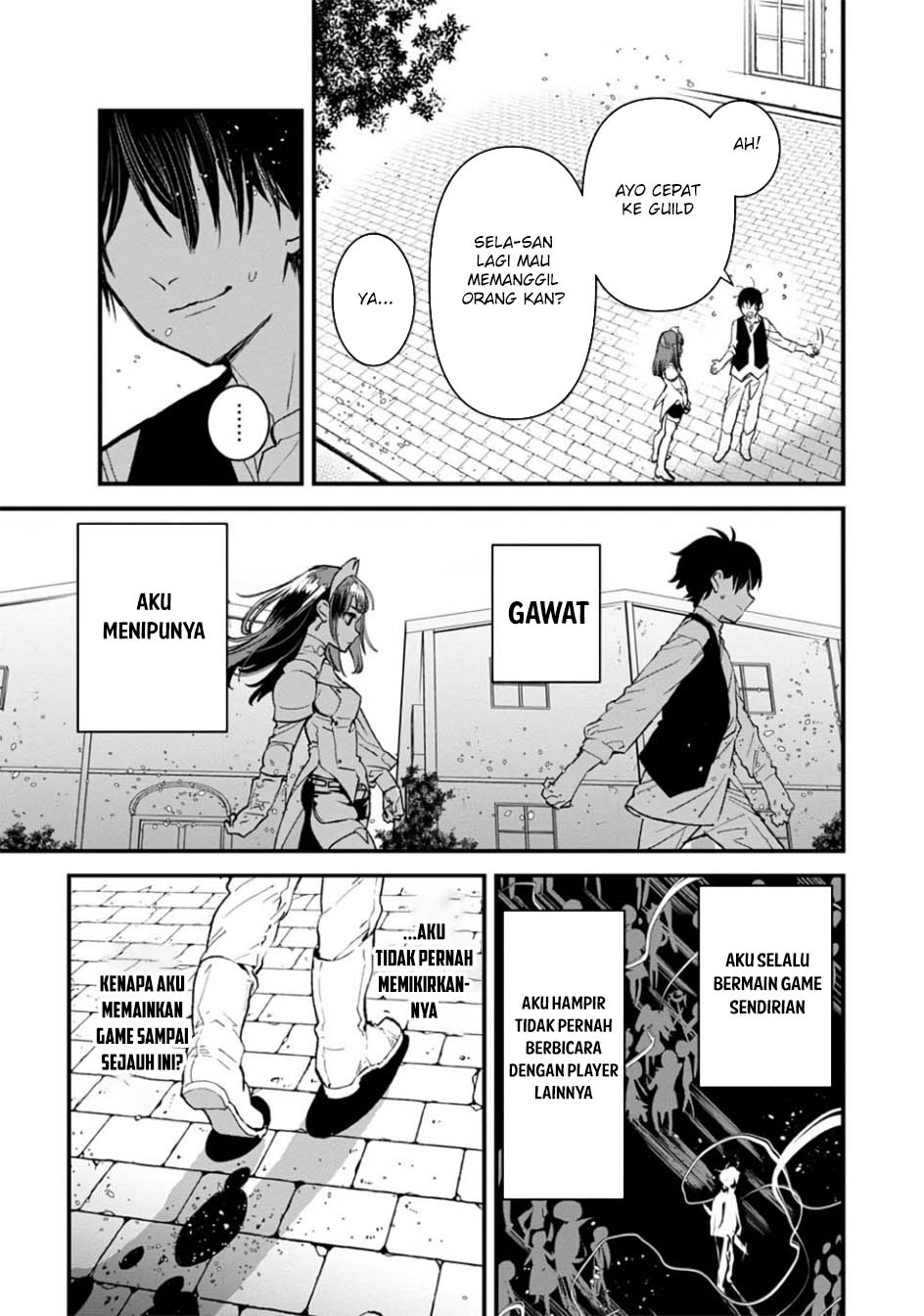 Ore, Yuusha janai desu kara. – VR Sekai no Chouten ni Kunrin Seshi Otoko. Tenseishi, Level 1 no Mushoku kara Restart suru Chapter 6 Gambar 11