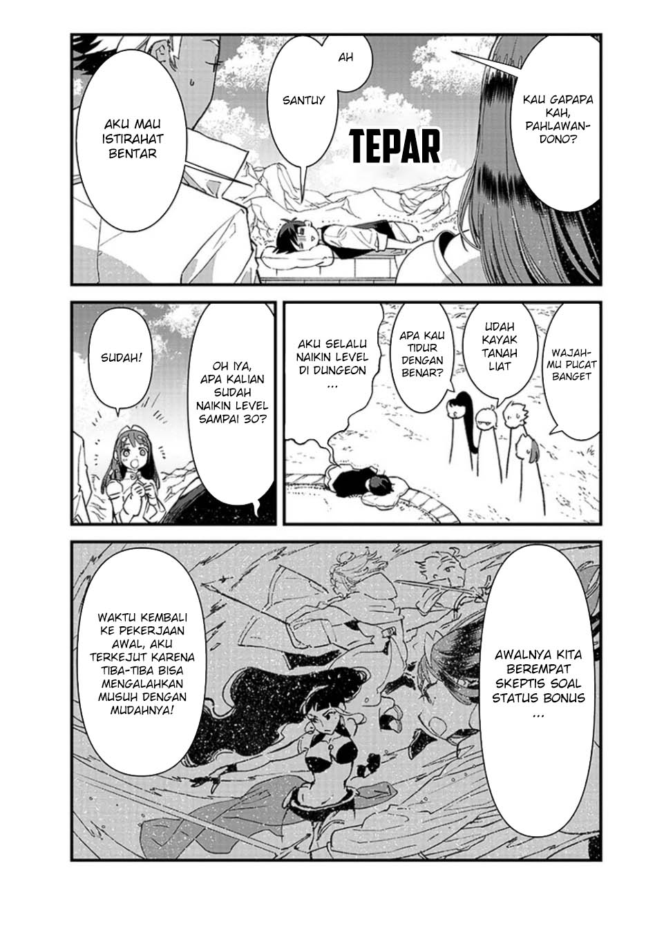 Ore, Yuusha janai desu kara. – VR Sekai no Chouten ni Kunrin Seshi Otoko. Tenseishi, Level 1 no Mushoku kara Restart suru Chapter 7 Gambar 8