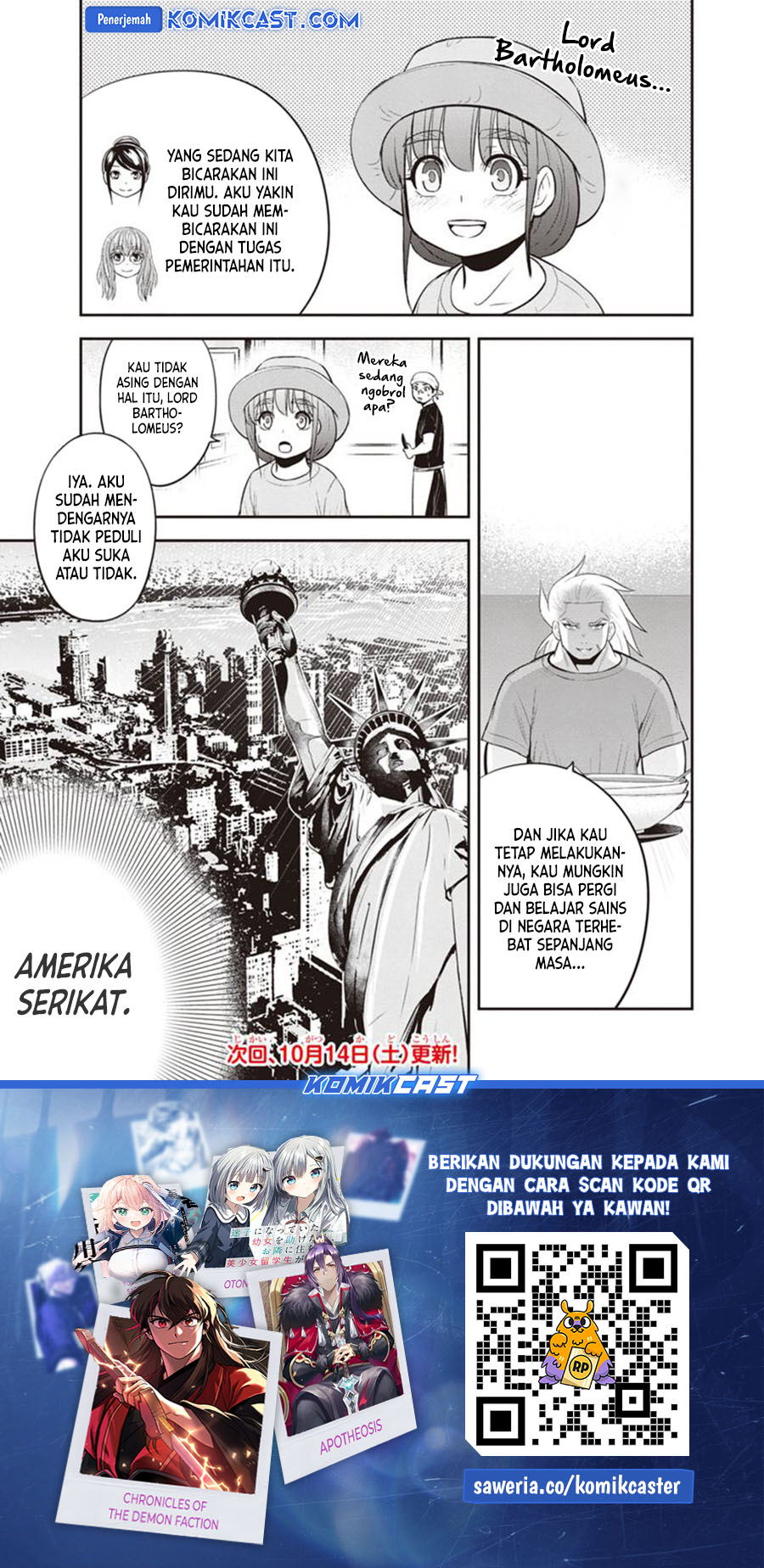 Orenchi ni Kita Onna Kishi to: Inakagurashi suru Koto ni Natta Ken Chapter 117 Gambar 17