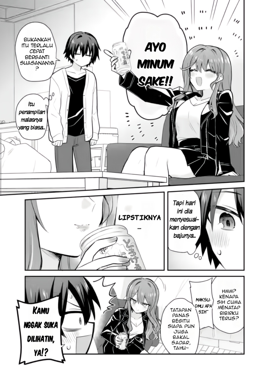 Osake to Senpai Kanojo to no Amaama Doukyo Lovecome wa Nijuusai ni Natte kara Chapter 2 Gambar 8