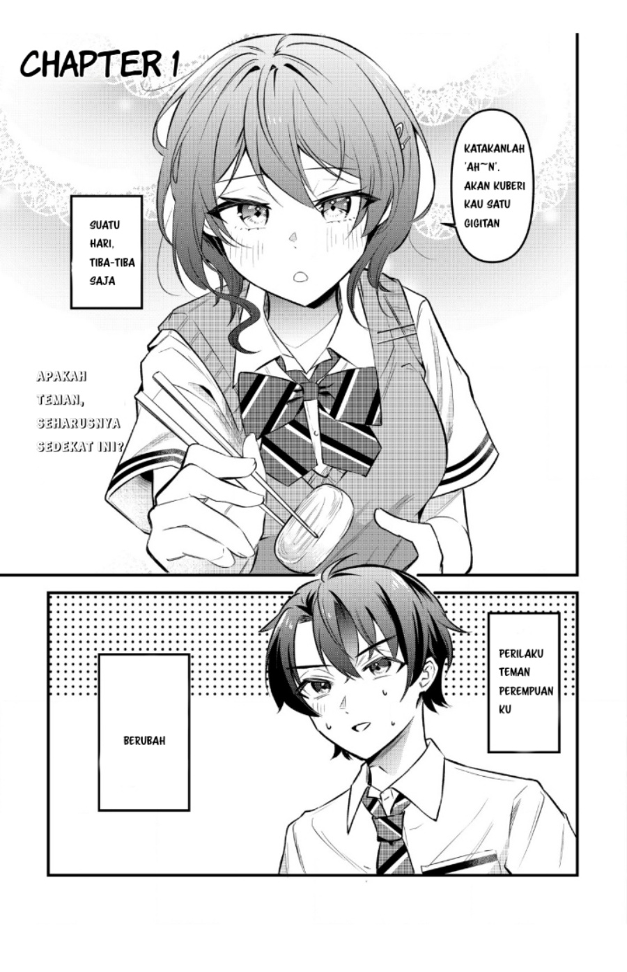 Baca  “Osananajimi ga Hoshii” to Tsubuyaitara Yoku Issho ni Asobu Onna Tomodachi no Yousu ga Hen ni Nattanda ga Chapter 1 Gambar 2