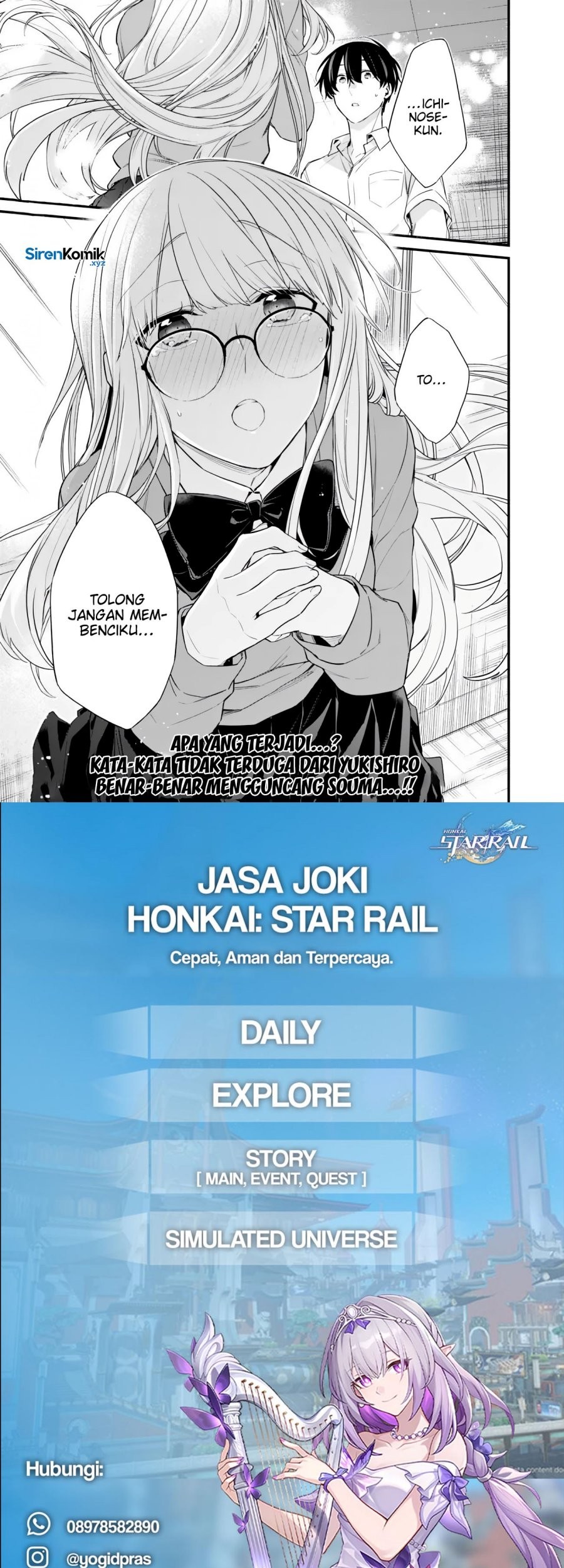 Osananajimi Kanojo no Morahara ga Hidoin de Zetsuen Sengen shite Yatta Chapter 41 Gambar 18