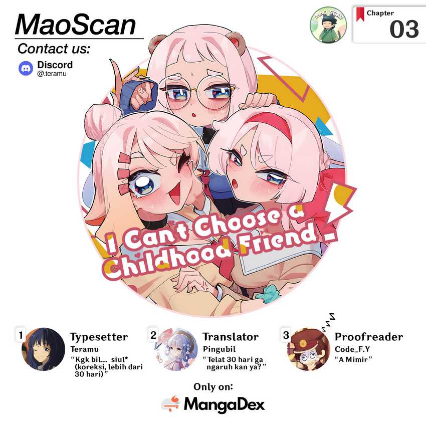 Baca Komik Osananajimi wo Erabenai! Chapter 3 Gambar 1