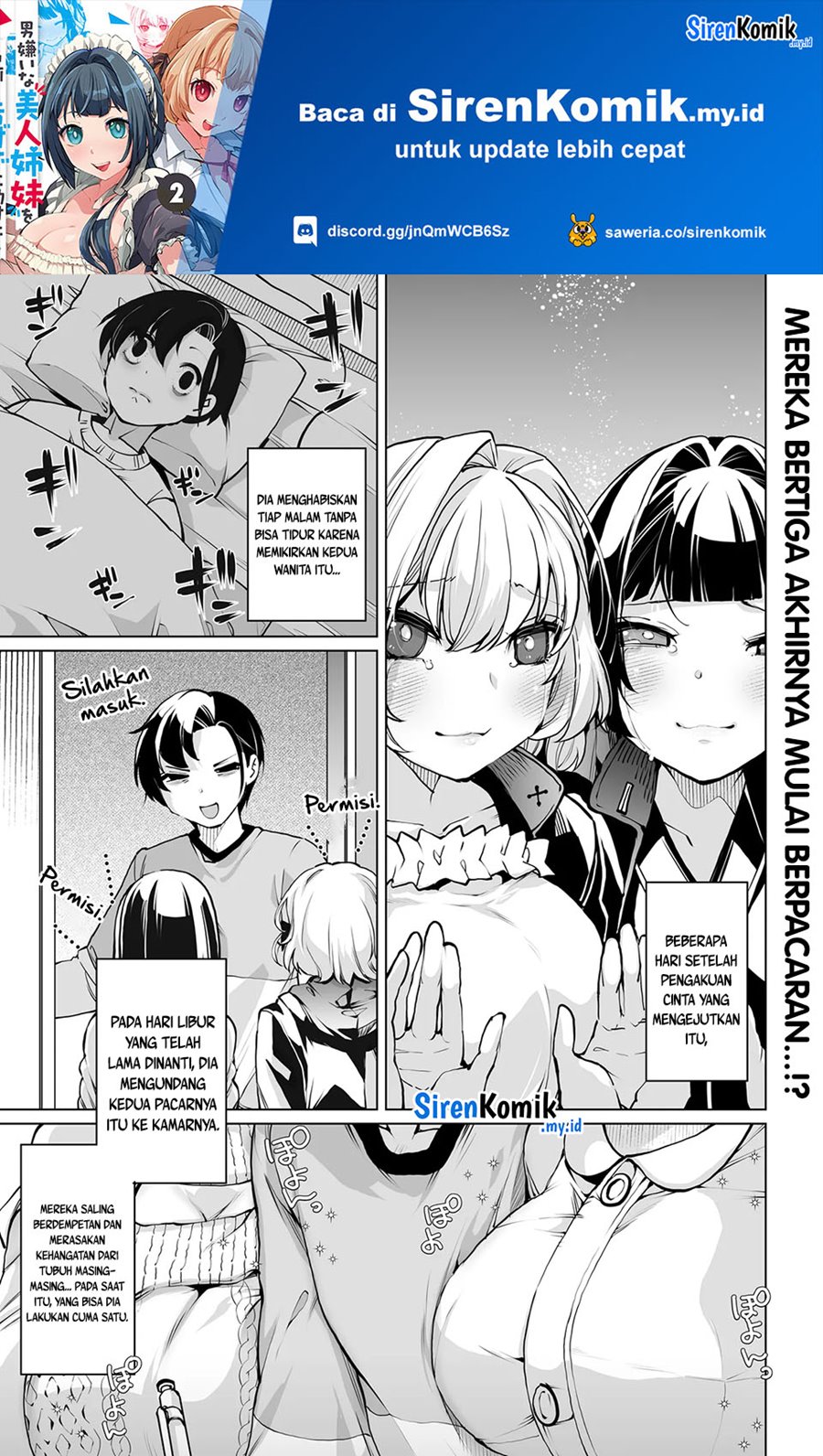 Baca Otoko Girai na Bijin Shimai wo Namae mo Tsugezu ni Tasuketara Ittai Dounaru? Chapter 16 Gambar 2