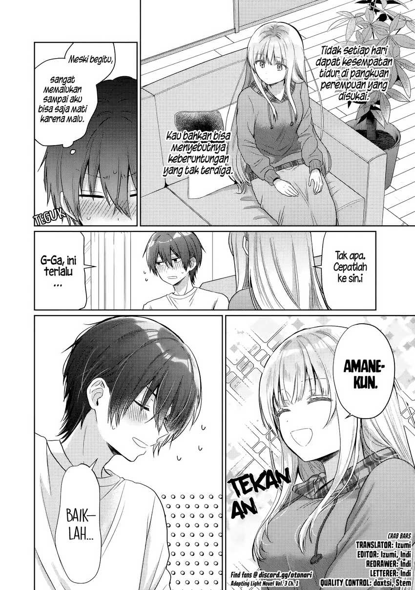 Baca Komik Otonari no Tenshi-sama ni Itsunomanika Dame Ningen ni Sareteita Ken Chapter 23.3 Gambar 1