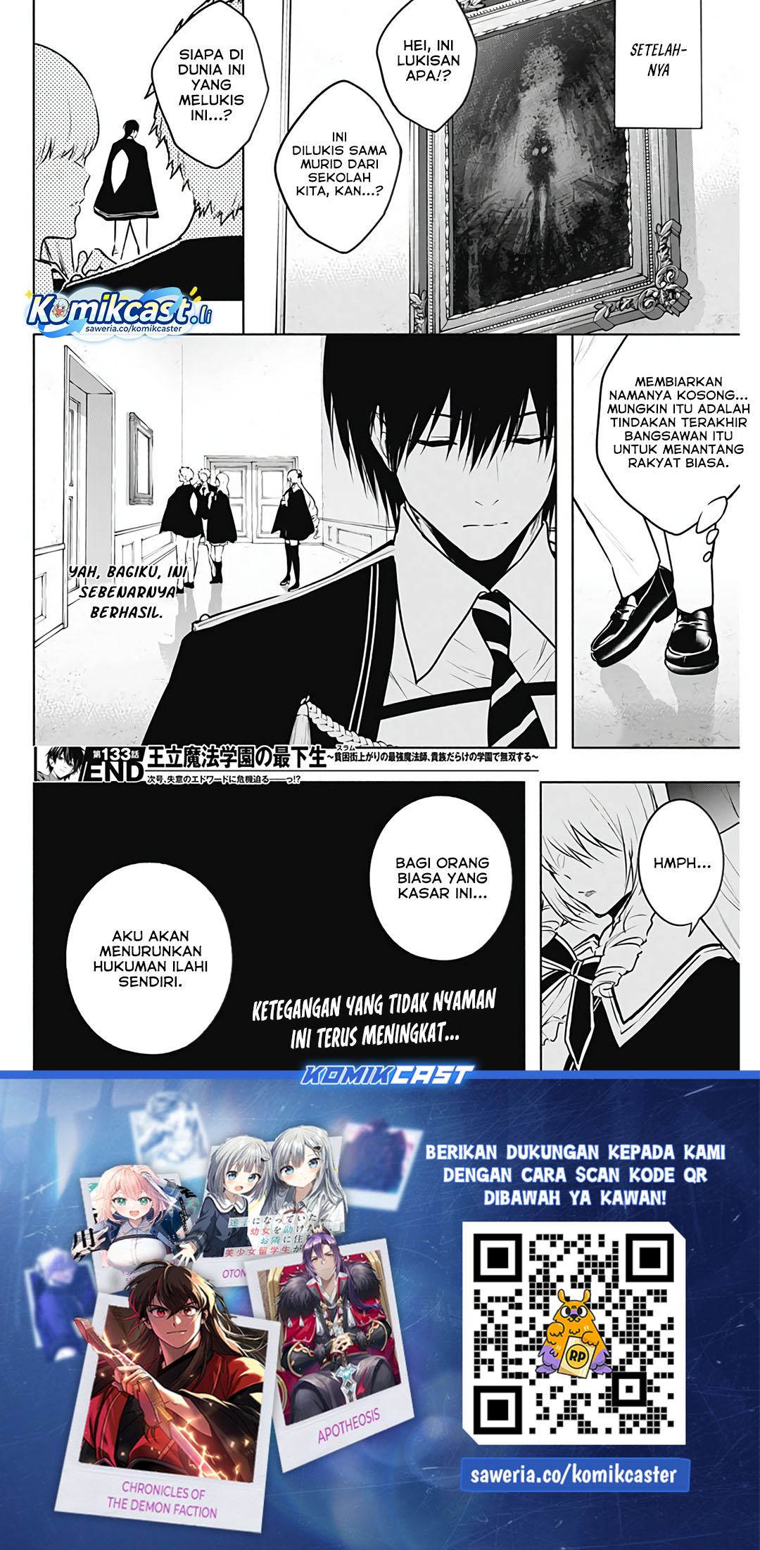 Ouritsu Mahou Gakuen no Saikasei: Slum Agari no Saikyou Mahoushi, Kizoku darake no Gakuen de Musou suru Chapter 133 Gambar 18