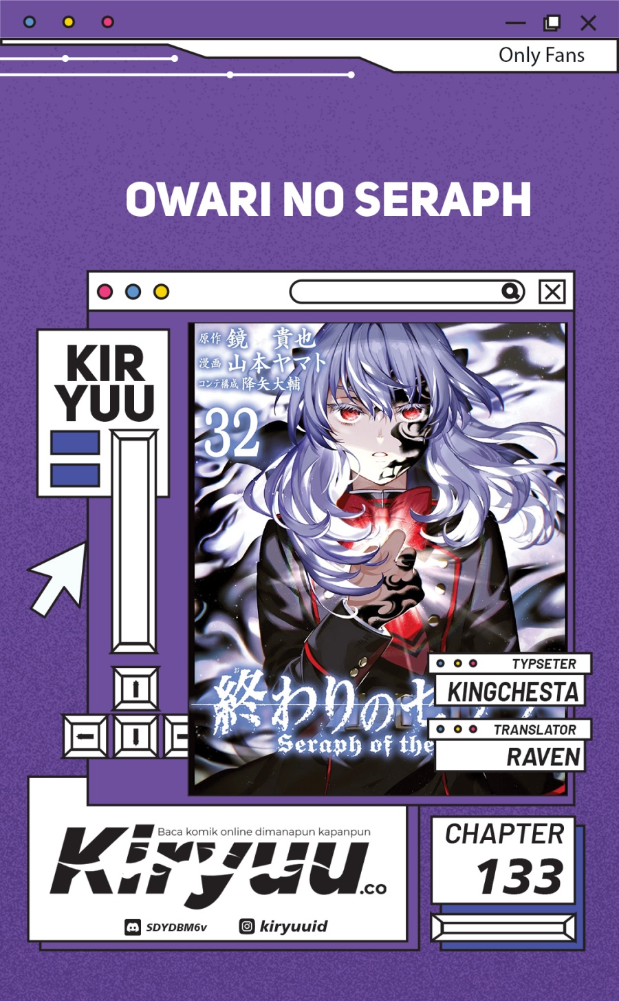 Baca Komik Owari no Seraph Chapter 133 Gambar 1