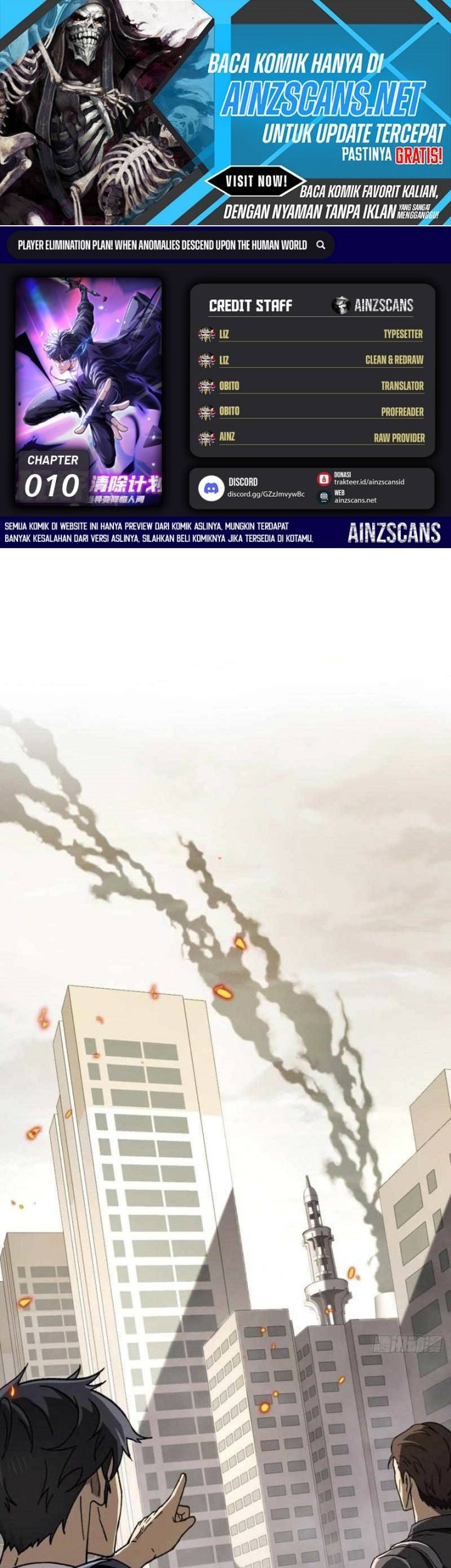 Baca Komik Player Elimination Plan! When the Mutation Descends Upon the World Chapter 10 Gambar 1