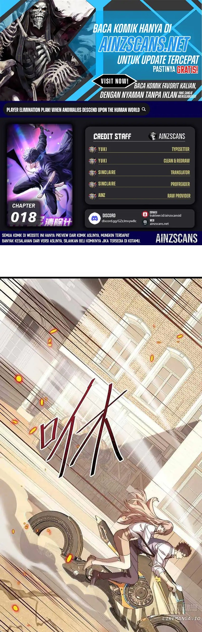 Baca Komik Player Elimination Plan! When the Mutation Descends Upon the World Chapter 18 Gambar 1