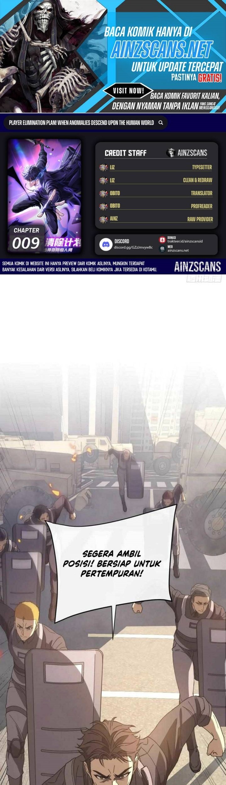 Baca Komik Player Elimination Plan! When the Mutation Descends Upon the World Chapter 9 Gambar 1