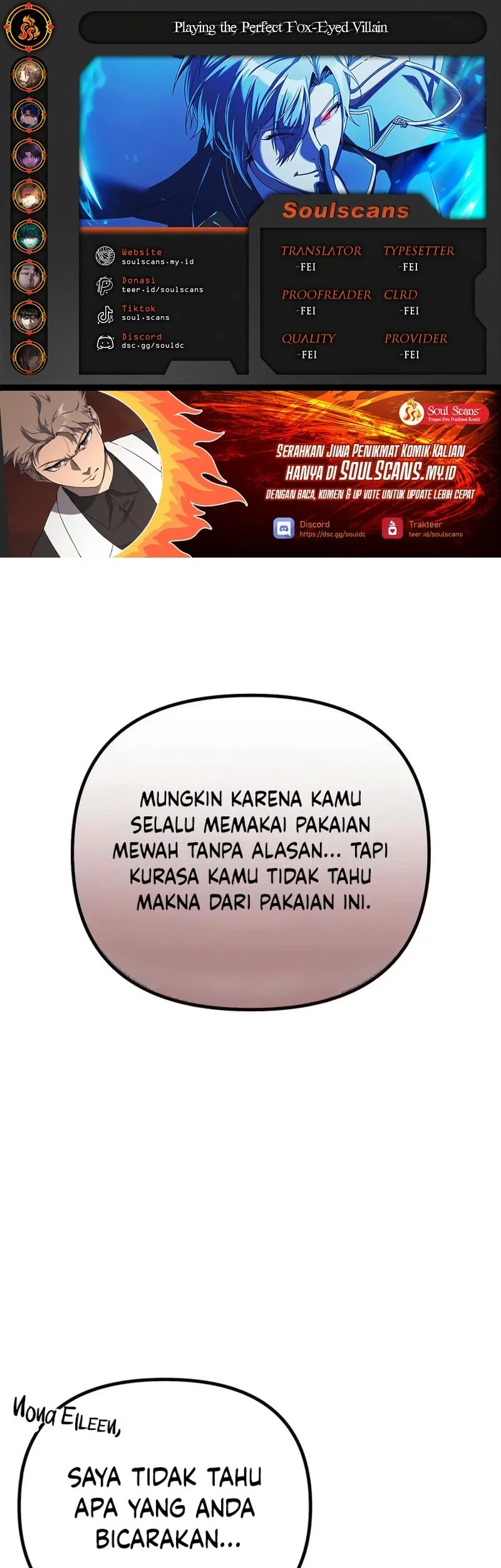 Baca Komik Playing The Perfect Fox-Eyed Villain Chapter 34 Gambar 1