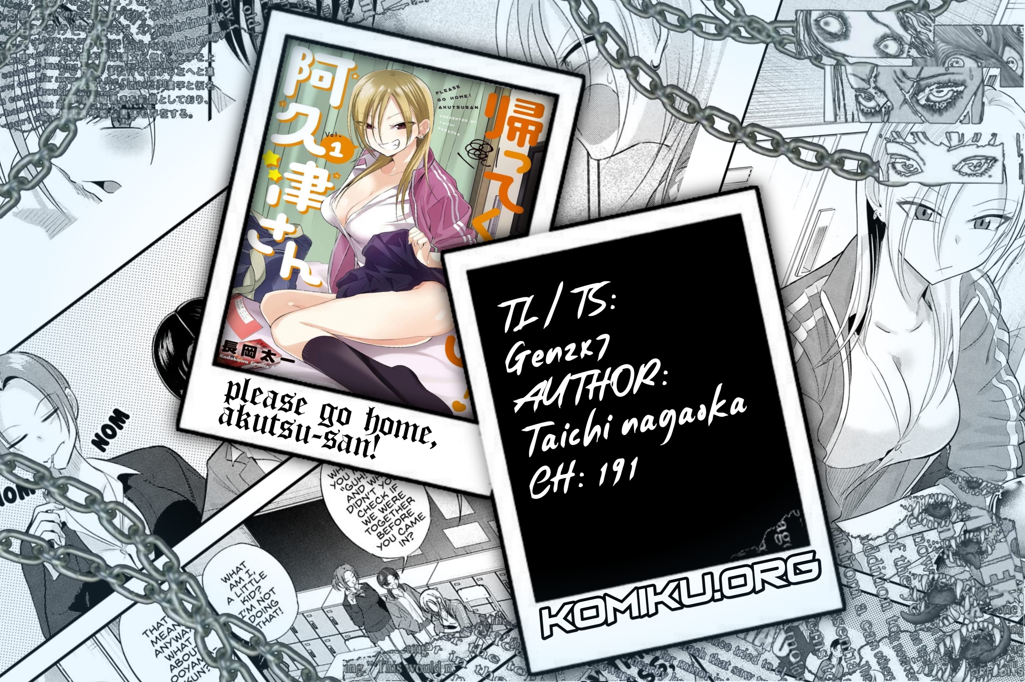 Baca Komik Please Go Home, Akutsu-san! Chapter 191 Gambar 1