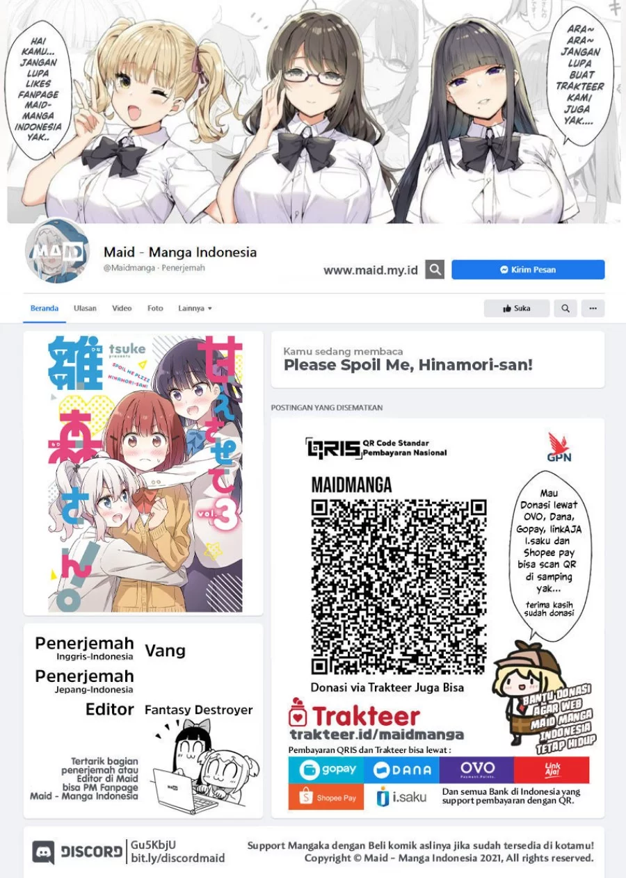 Baca  Please Spoil Me, Hinamori-san! Chapter 21 Gambar 2