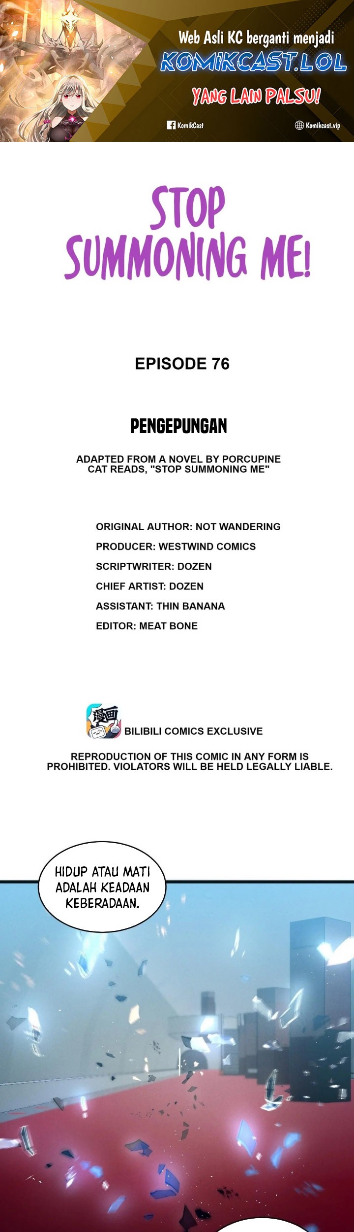 Baca Komik Please Stop Summoning Me! Chapter 76 Gambar 1