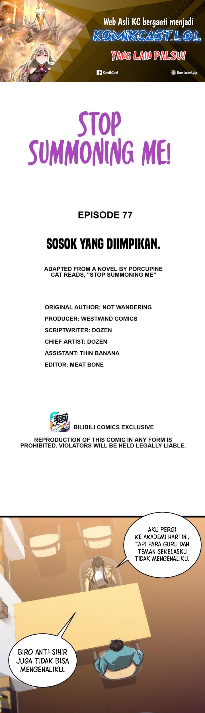 Baca Komik Please Stop Summoning Me! Chapter 77 Gambar 1