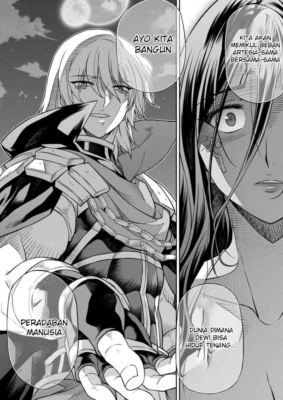 Ponkotsu megami no isekai sousei-roku Chapter 18 Gambar 42