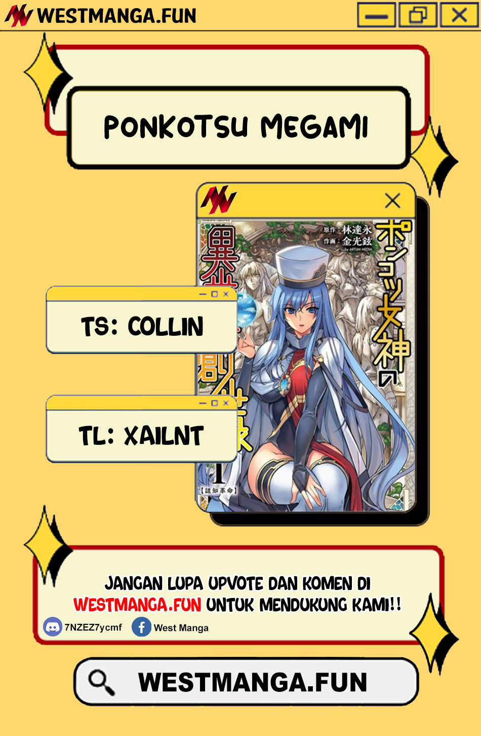 Ponkotsu megami no isekai sousei-roku Chapter 21 Gambar 4
