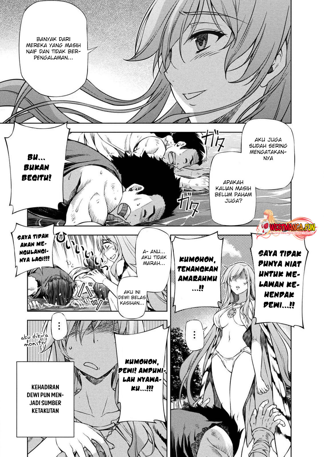 Ponkotsu megami no isekai sousei-roku Chapter 4 Gambar 7