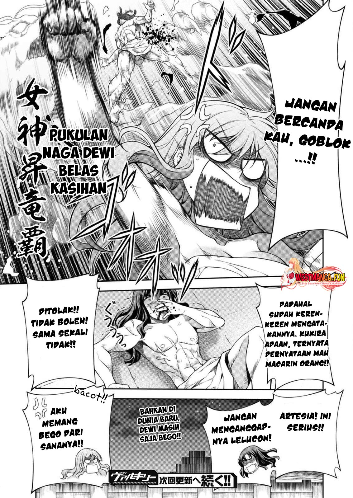 Ponkotsu megami no isekai sousei-roku Chapter 7 Gambar 42