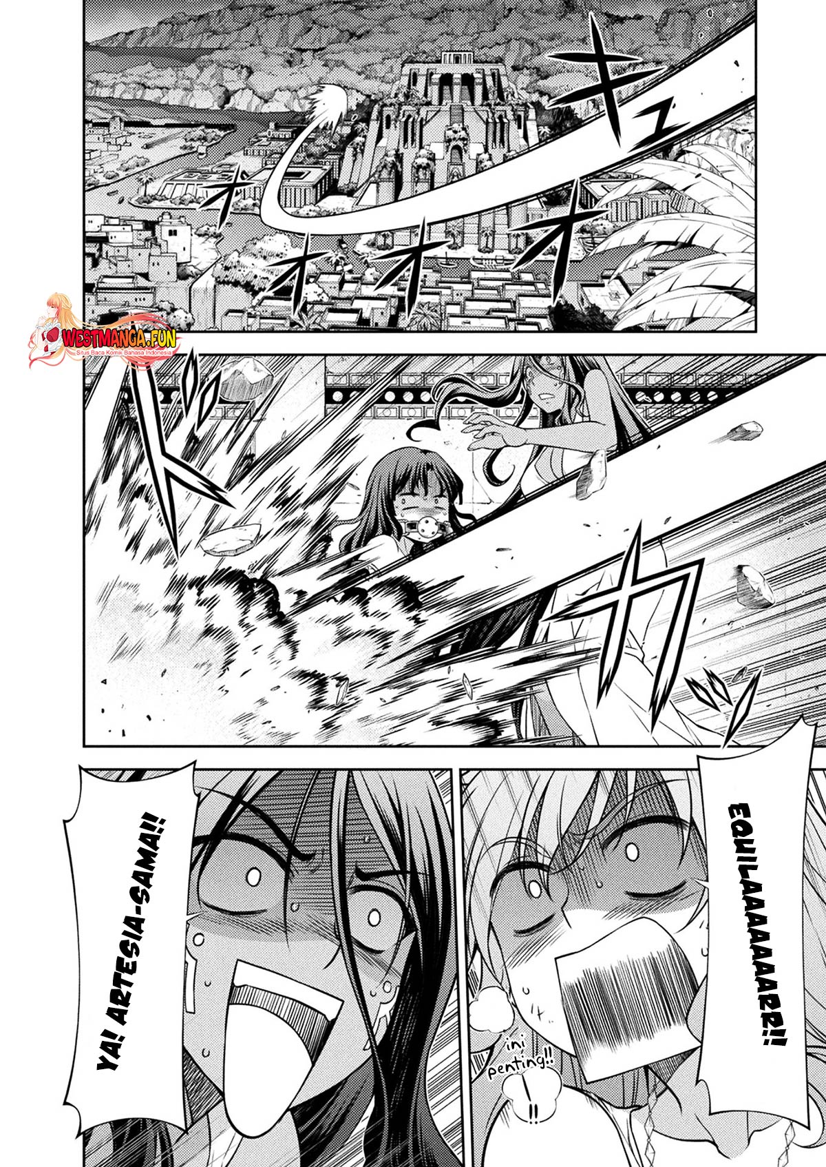 Ponkotsu megami no isekai sousei-roku Chapter 9 Gambar 35